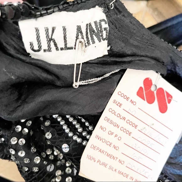 Vintage J.K Laing Sequin Bow Top - Picture 4 of 7